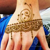 Henna hand-lace