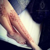 sexy leg henna